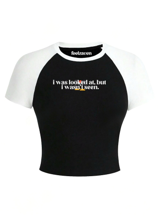 1466 - Feelzaven Crop Top I was Looked at but I wasn't seen