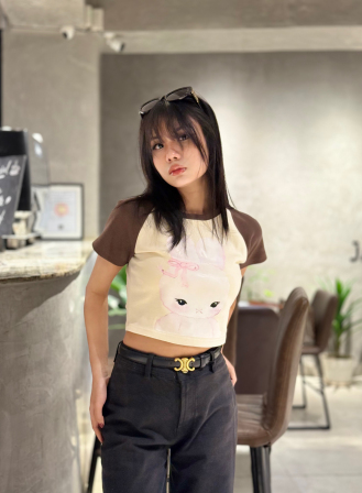 1469 - Feelzaven Crop Top Doll With Ribbon
