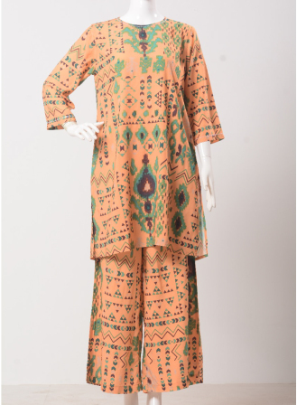 1509 - LS1044 Women's Set Fire Yellow and Green