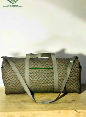 1535 - Jute Fusion Travel Bag