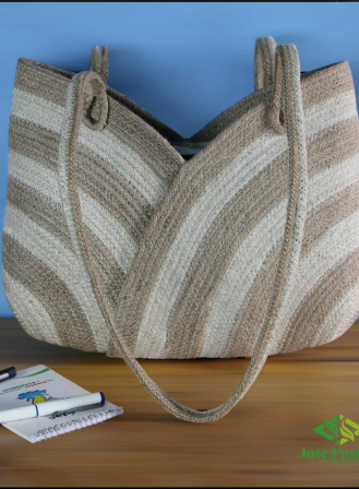 1536 - Jute Fusion Vanity Bag