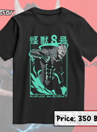 1548 - Kaiju No. 8 Anime T-shirt (4)