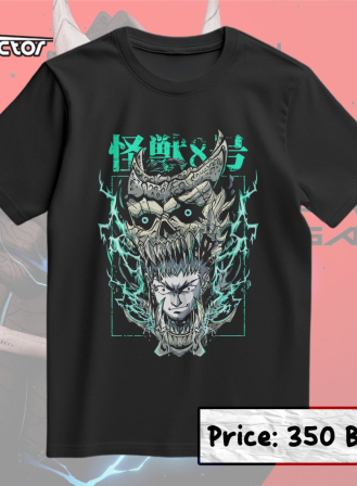 1549 - Kaiju No. 8 Anime T-shirt (5)