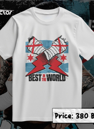 1553 - CM Punk T-shirt - WWE/Wrestling (1)