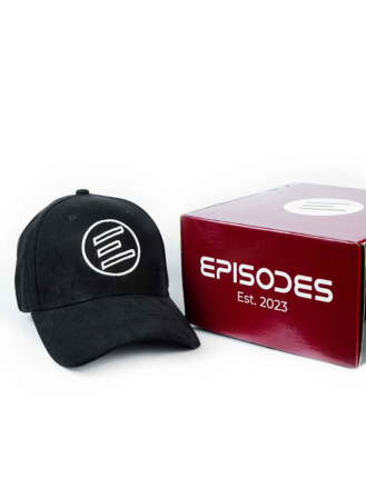1588 - Episodes Iconic Black Sweat Cap