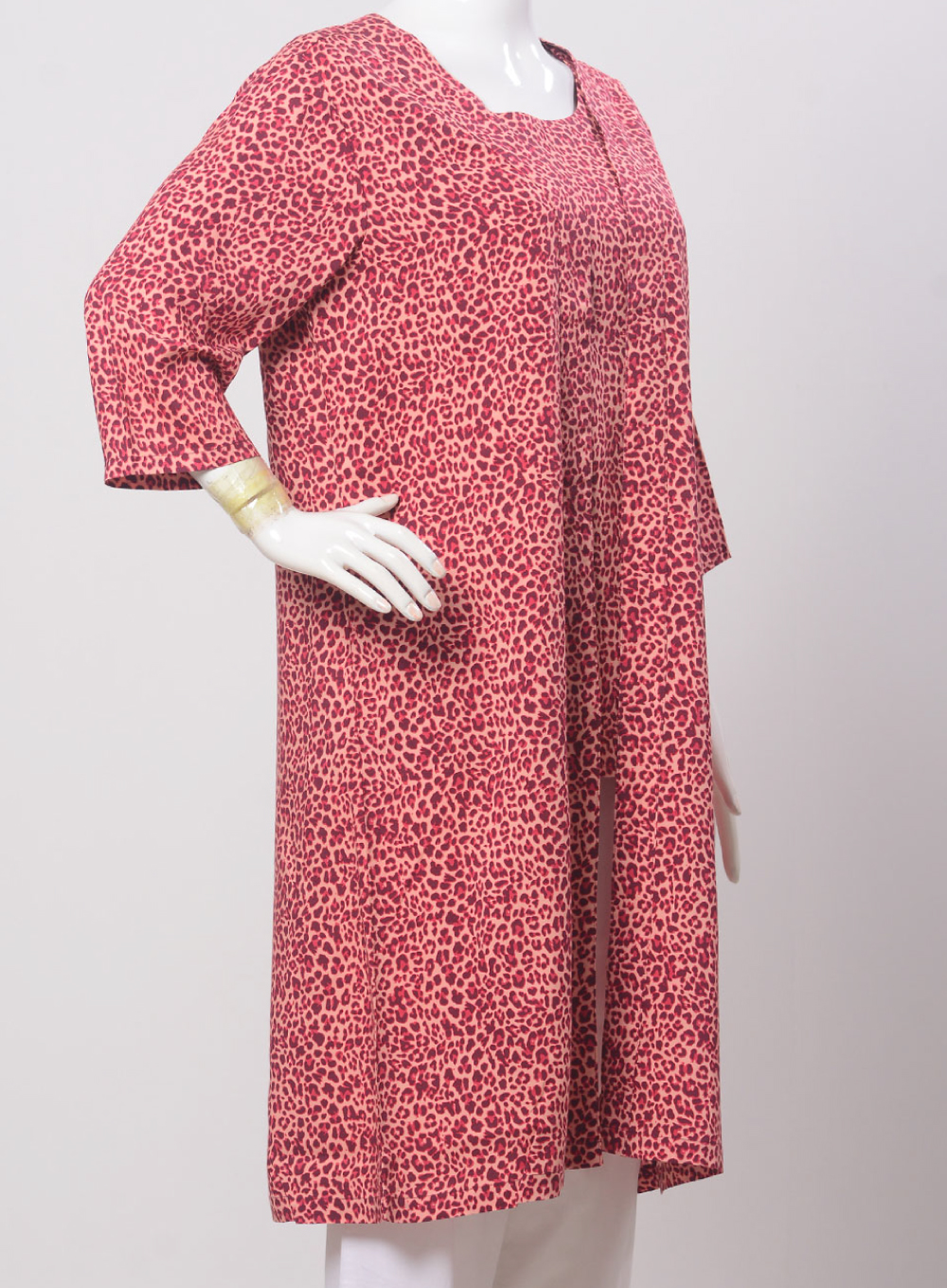1595 - LS1160 Women's Set Maroon Design on Beige