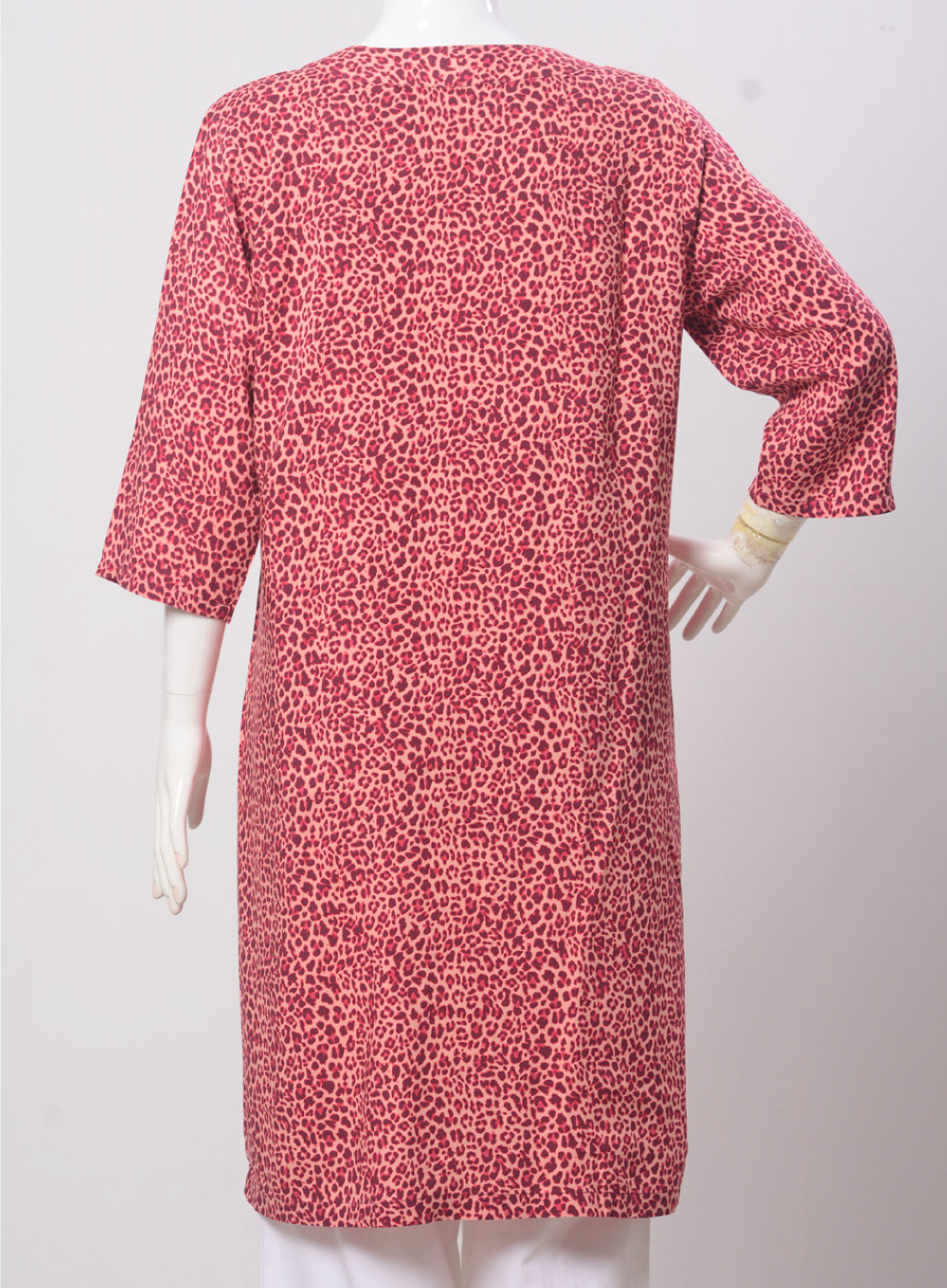 1595 - LS1160 Women's Set Maroon Design on Beige
