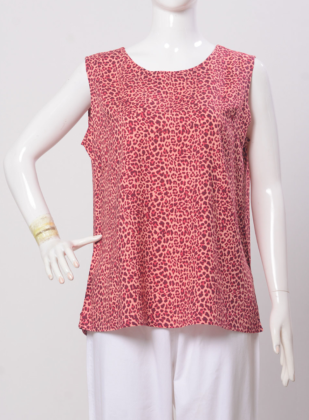 1595 - LS1160 Women's Set Maroon Design on Beige