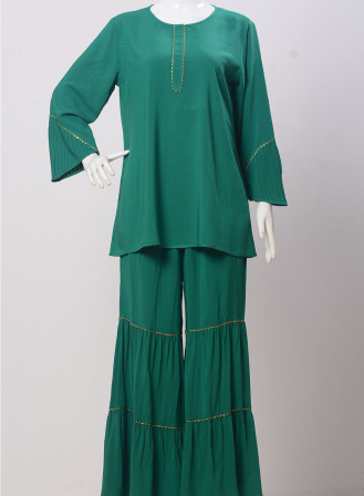 1598 - LS1206 Women's Set Green