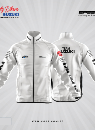1619 - SPEEDY Moto GP Windbraker - White