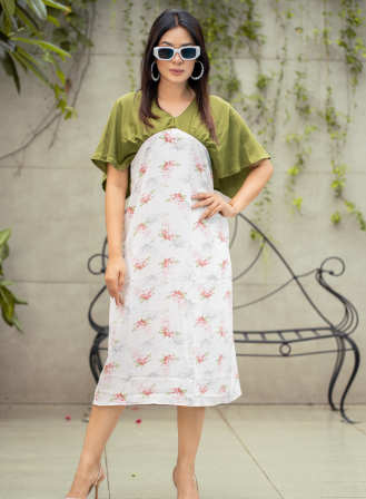 1631 - SAPHELLA Floral Mist Layered Midi