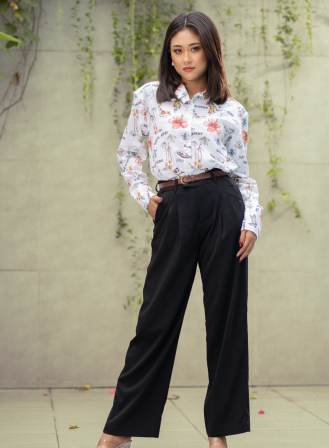 1638 - Tropical Escape Printed Shirt