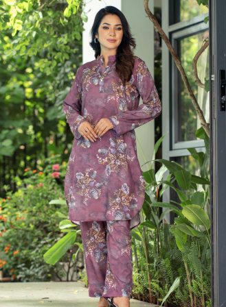 1646 - Soft Plum Two-Piece