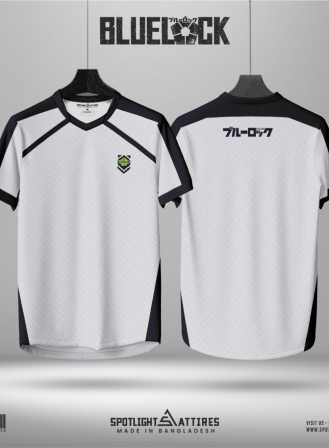 1685 - Blue Lock- No Name Number White Edition Jersey
