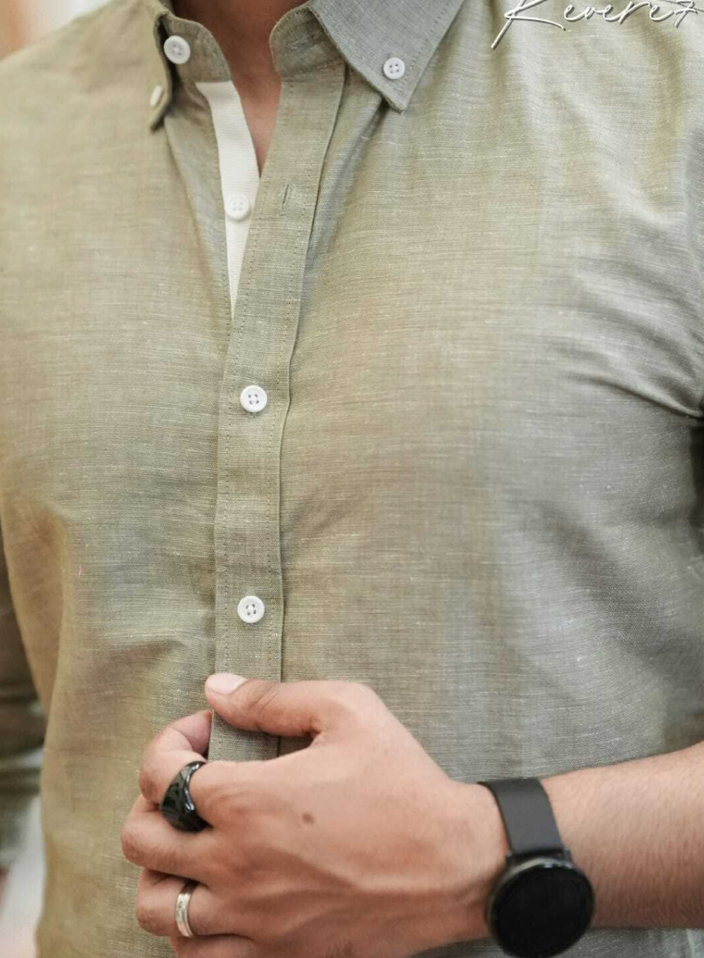 1706 - Light Olive Shirt