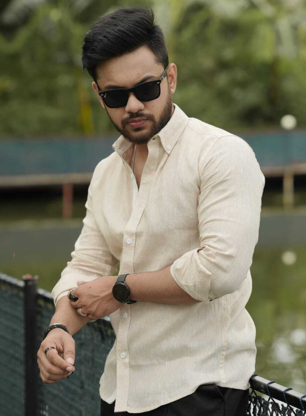 1709 - Revere7 Light Beige Shirt