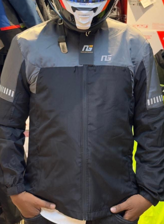 1731 - NG Windbreaker Grey Black