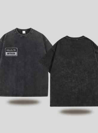 1736 - Yahe Drop Tee - Antisocial
