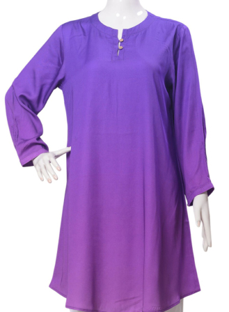 1759 - LT1137 Women's Top Purple Shaded