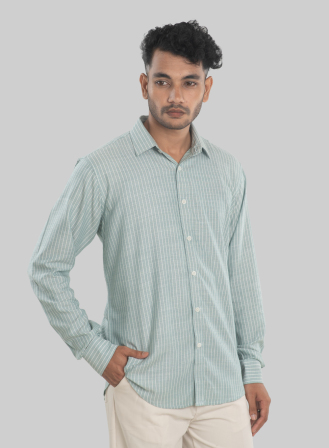 1784 - Sage Green Check Shirt