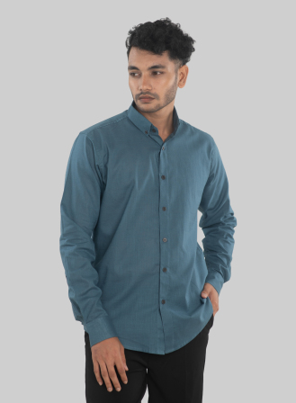 1785 - Petrol Blue Shirt