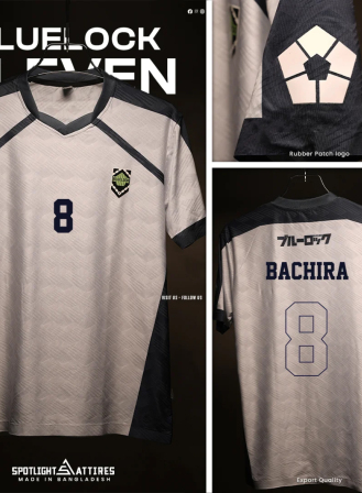 1686 - Blue Lock- Bachira - 8 White Edition Jersey