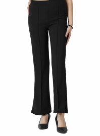 1844 - Daily Flare Trouser Black