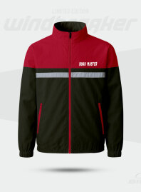 1851 - Styleonz Windbreaker Black Red