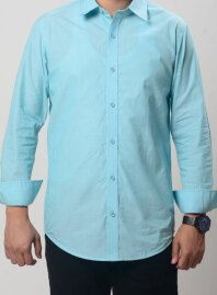 1881 - MLSS903 Men's Formal Shirt Seafoam
