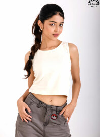 1891 - Arcane Style Casual Tank Top - Off White