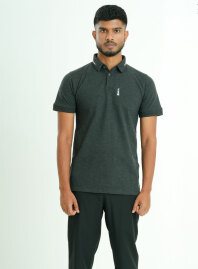 1930 - Falcon Fit Men's Cotton Polo 003 Melange Charcoal