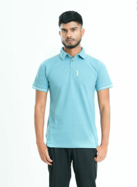 1933 - Falcon Fit Men's Cotton Polo 003 Cadet Blue
