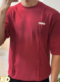 1941 - Pinched Oversized T-shirt – Maroon