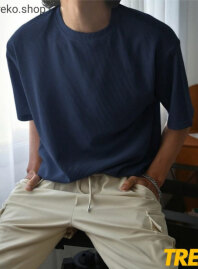 1944 - Oversized Drop Shoulder T-shirt – Navy blue