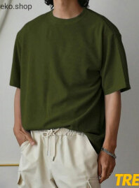 1948 - Oversized Drop Shoulder T-shirt – Olive
