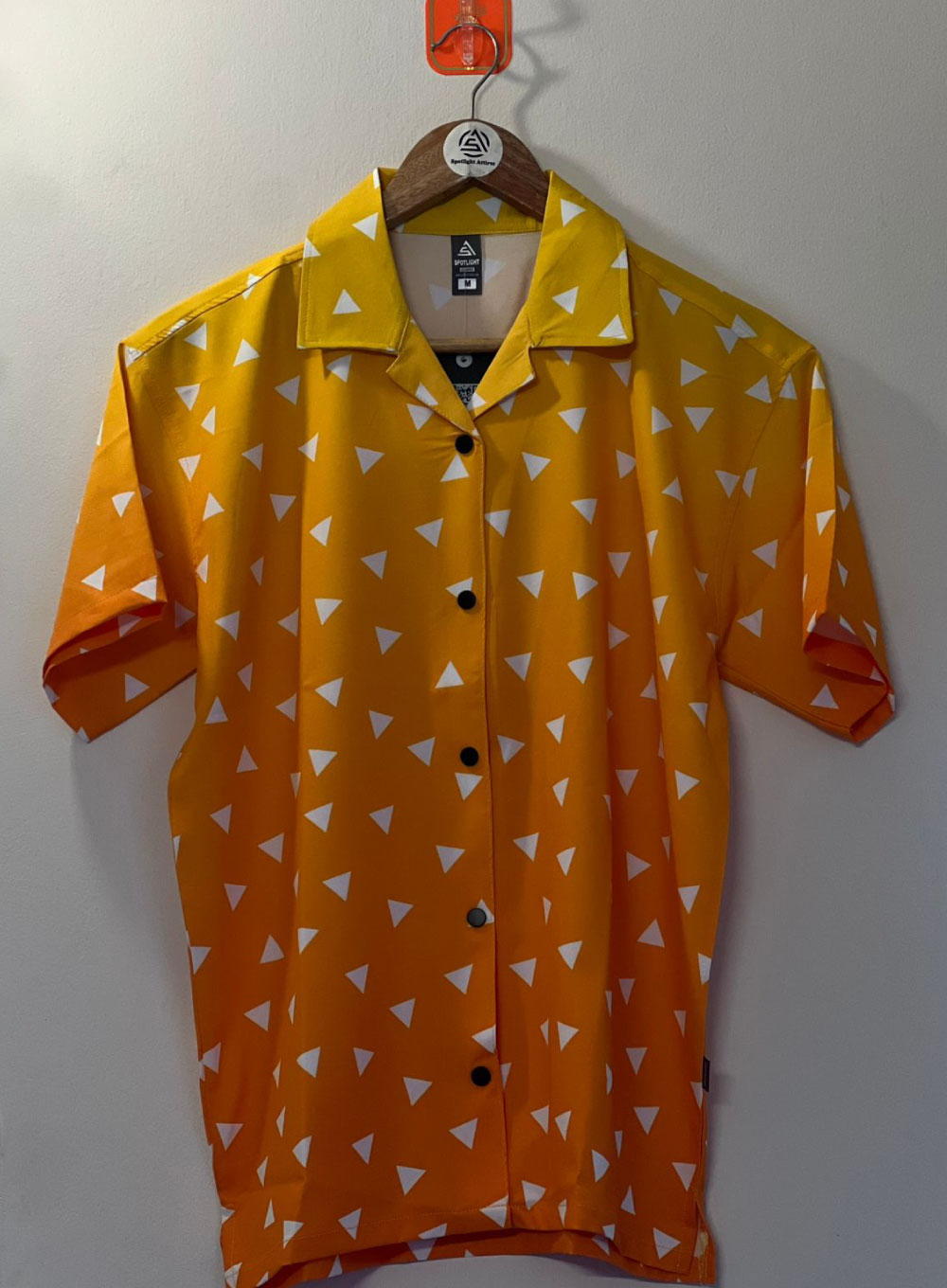 1939 - Demon Slayer - Zenitsu Agatsuma Hawaiian Cuban Collar Shirt