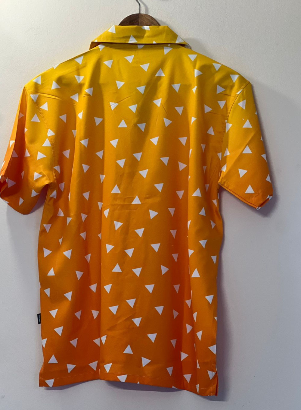 1939 - Demon Slayer - Zenitsu Agatsuma Hawaiian Cuban Collar Shirt