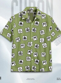1936 - Demon Slayer - Himejima Gyomei Hawaiian Cuban Collar Shirt