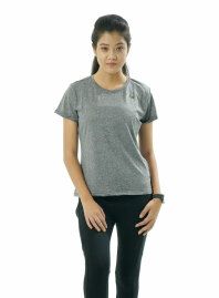 1979 - FF Women's Round Neck Polyester 0001 Melange Grey