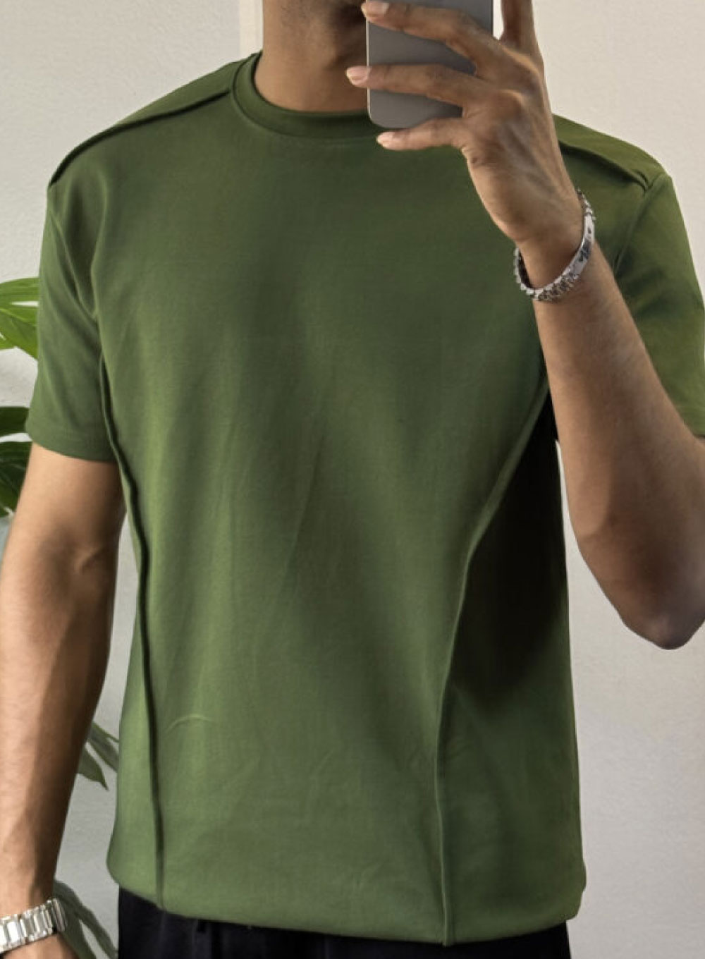 1985 - Men’s Half Sleeve Sport T-Shirt – Olive