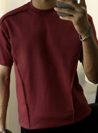 1987 - Men’s Half Sleeve Sport T-Shirt – Maroon
