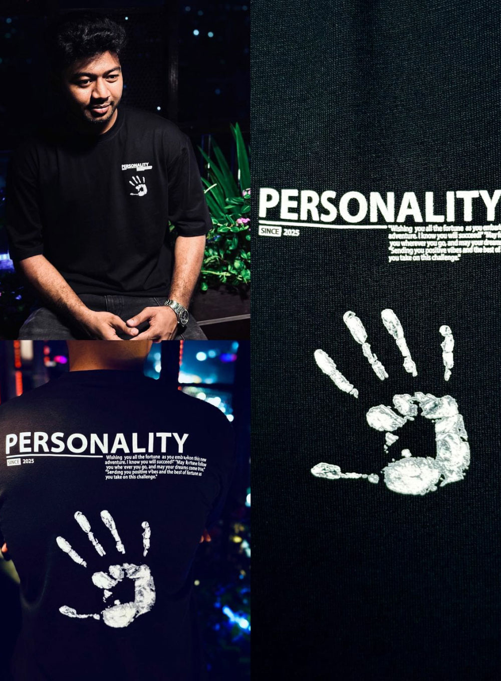 2071 - Luxe - Personality Drop Shoulder T-shirt