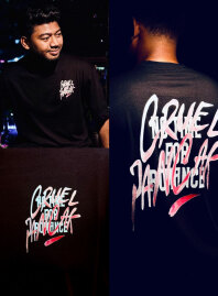2074 - Luxe - No Time Drop Shoulder T-shirt