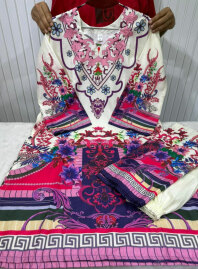 2107 - Digital Printed 3Piece Set - Multi6