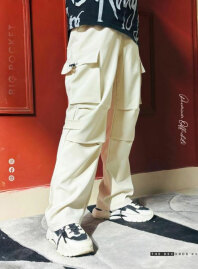 2129 - Baggy Cargo Pant (PURE OFF-WHITE)