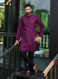 2140 - MLP754 Men's Panjabi Maroon