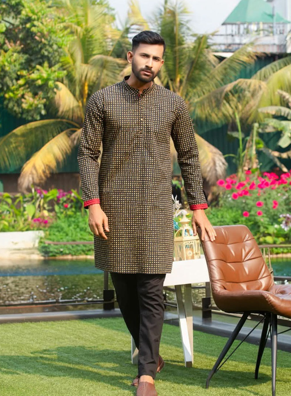 2147 - MLEP769 Men's Panjabi Multicolor