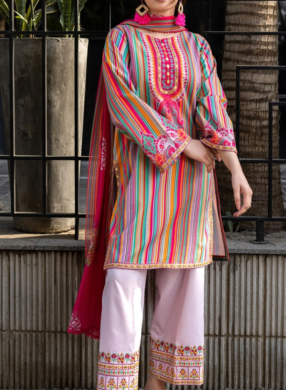 2157 - TailorZone Salwar Kameez (Multi)