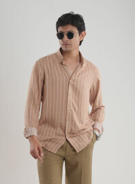 2182 - DEJAVU Sand Stripes Shirt