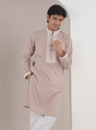 2190 - Mauve Whisper – Embroidered Panjabi